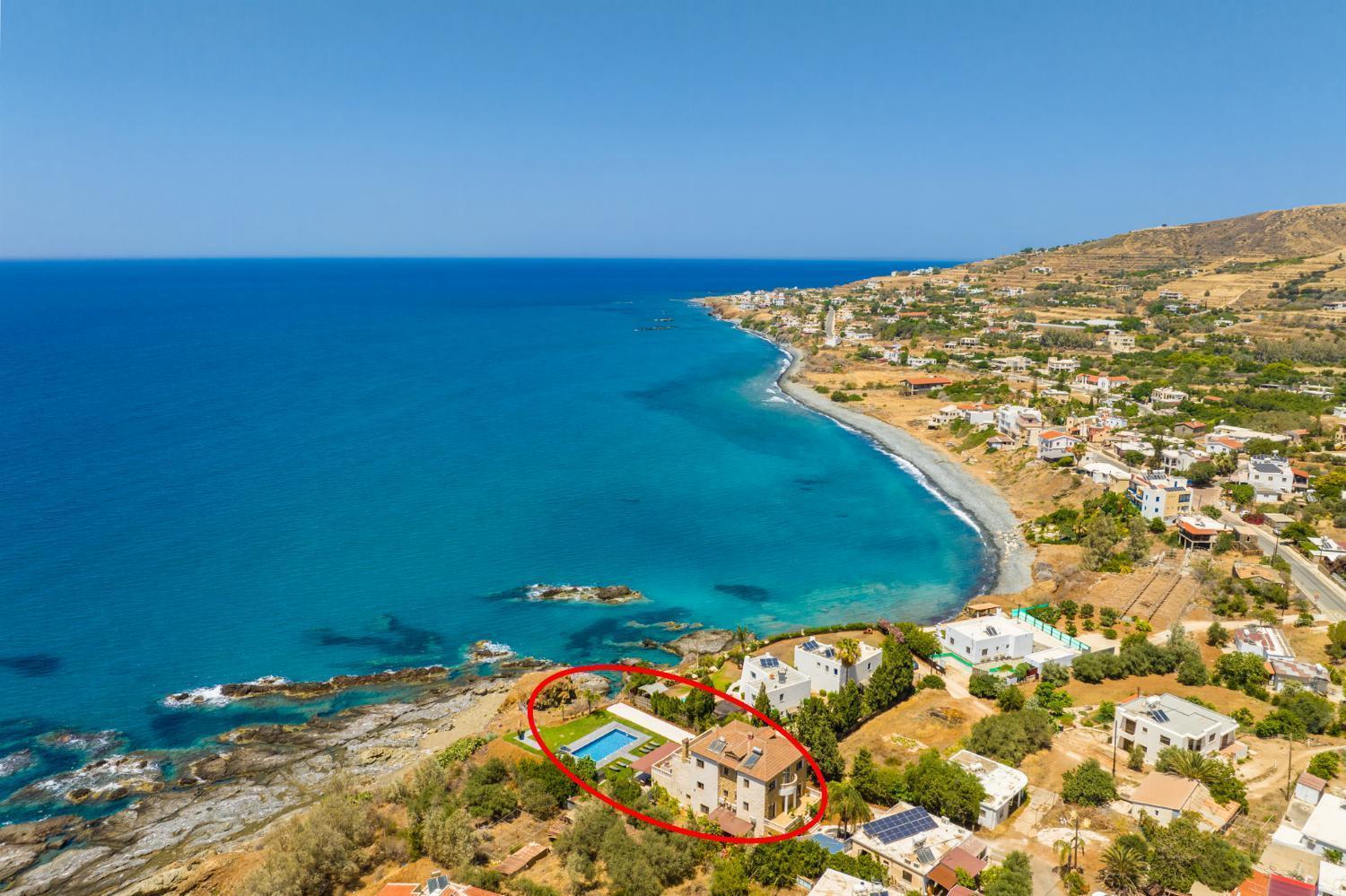 Villa Beach Heaven Pomos Exterior foto